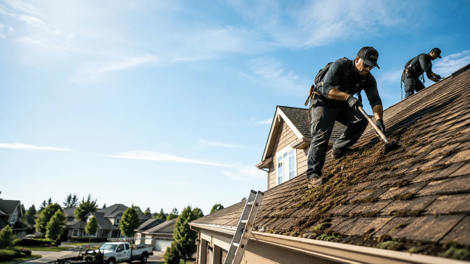 Roof Moss Removal in Plover, IA near me